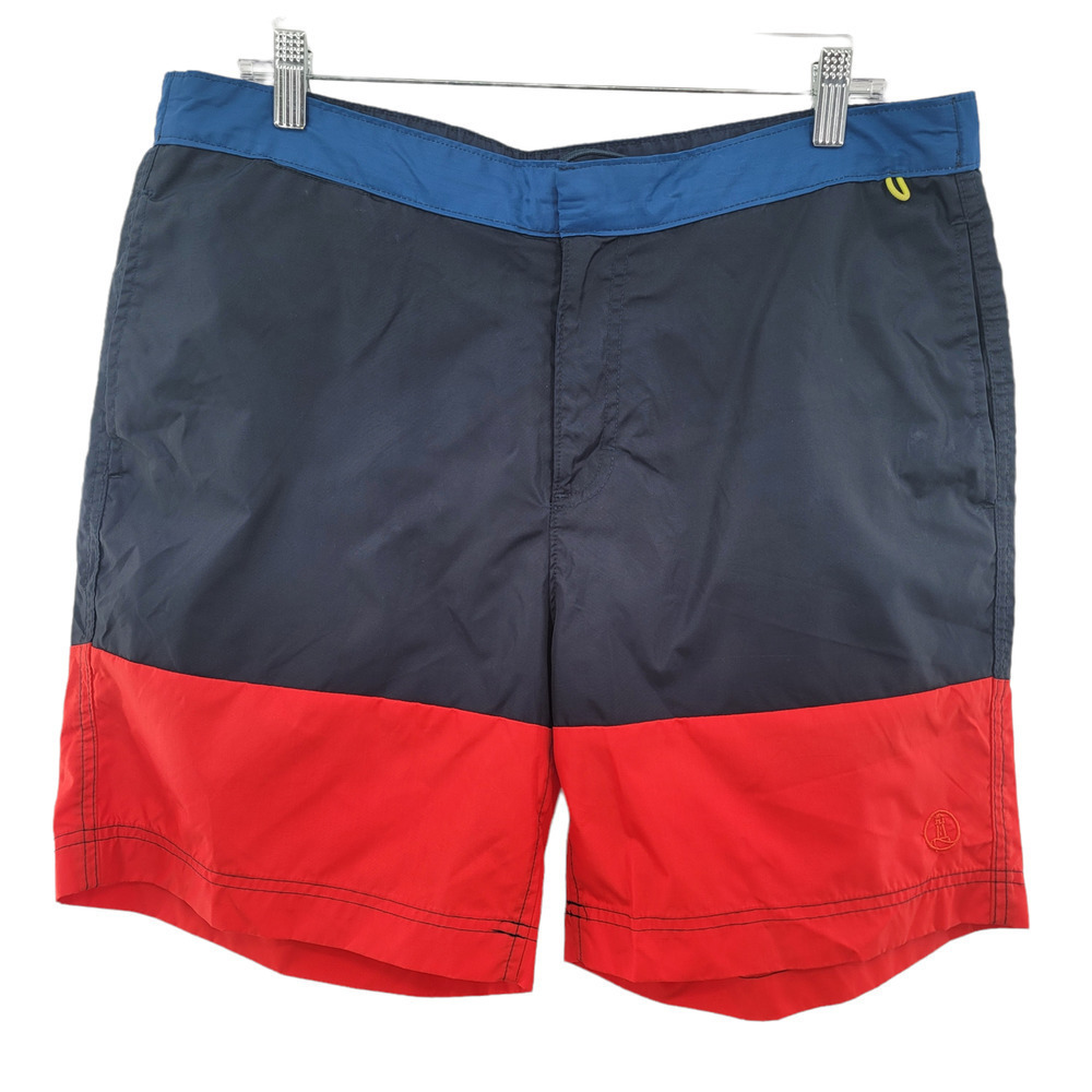 𝅺LANDS' End Men's Swim Trunks Size 35 Swimwear